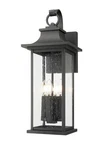 Z-lite 5017B Tiberius Light 24" Tall Outdoor Wall Sconce Black. Fixed Price $372.00.