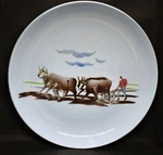 Societa Ceramica Italiana Laveno Pottery Large Platter Guido Andlovitz 1939. Fixed Price $52.20.
