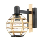 Maxim 11543 Heirloom 11" Tall Outdoor Wall Sconce - Black / Burnished Brass. Fixed Price $65.56.