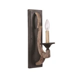 Craftmade Winton Light Wall Sconce, Weathered Pine/bronze 35161-WP. Fixed Price $84.99.