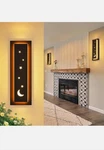 2 Pack Modern Led Outdoor Wall Lights 15.6" Brown Exterior Sconce Lighting. Fixed Price $65.00.