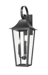 Z-lite 5008B Gannon 3 Light 28" Tall Marine Grade Outdoor Wall Black. Fixed Price $404.00.