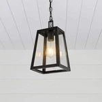 Jonathan Y Glendale 6.75 In. Black Outdoor Lantern Farmhouse Pendant Light. Fixed Price $39.00.