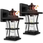 2 Packs Motion Sensor Outdoor Wall Lights - Upgrade Dusk To Dawn Porch Lighti.... Fixed Price $115.20.