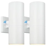2-PACK White Outdoor Wall Sconces Dusk To Dawn, Up Down Modern Exterior Light.... Fixed Price $83.19.