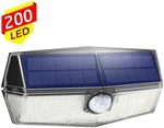 Litom Lampe Solaire 200 Led, Grand Angle De 270 Avec Capteur Pir. Fixed Price $37.62.