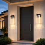 Pack 12" Outdoor Wall Led Light Exterior Porch Bubble Crystal Sconce Fixture. Fixed Price $105.99.