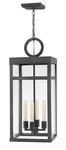 Aged Zinc Led Hanging Lantern From The Porter Collection. Fixed Price $899.00.