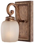 Minka Lavery 5471-562 Light Wall Sconce Pierre Patina Finish Cornerstone. Fixed Price $48.00.