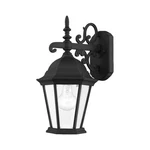 Livex Hamilton Outdoor Downlight Wall Lantern, Textured Black 7555-14. Fixed Price $117.96.