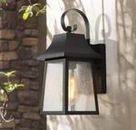 Uolfin Black Outdoor Wall Lantern Sconce Ceno 9 In. 1-LIGHT Modern. Fixed Price $48.48.