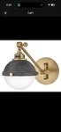 Hinkley Lighting 4830 Fletcher Sconce - Aged Zinc / Heritage Brass. Fixed Price $195.00.