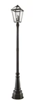 Z-lite 579PHXLR-564P Bronze Talbot 3-LIGHT 105"H Outdoor Single Head Post. Fixed Price $658.00.