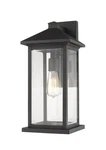 Z-lite 531MXL Black Portland 18"H Outdoor Wall Sconce. Fixed Price $302.60.