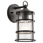 Kichler Mill Lane Small Outdoor 1 Light Wall, Anvil Iron - 49960AVI. Fixed Price $119.99.
