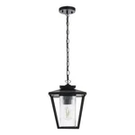 Elegant Lighting Gaul 7" Outdoor Pendant Black. Fixed Price $128.00.