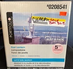 Bulk Set Of 2 Portfolio Outdoor White Post Lanterns - Rust & Fade Resistant. Fixed Price $30.00.