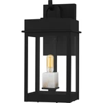 Matte Black Outdoor Wall Lantern From The Carmen Collection. Fixed Price $219.99.
