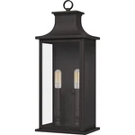 Quoizel ABY8408 Abernathy Light 20" Tall Outdoor Wall Sconce - Bronze. Fixed Price $231.99.