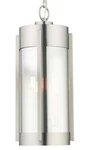 Livex Lighting 22385 Sheridan 8"W Outdoor Mini Pendants - Nickel. Fixed Price $579.96.