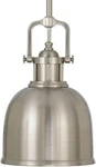 Lot Of 2 Murray Feiss Lighting Mini Pendant Brushed Steel P1145BS. Fixed Price $149.99.