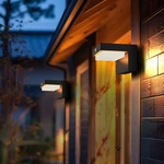 Square Solar Wall Lights - Powered Lamps Led Pir Sensor.... Fixed Price $136.69.