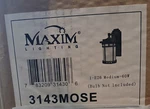 Maxim Lighting Outdoor Wall 3143MOSE. Fixed Price $250.00.