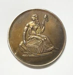 Seated Liberty - 1 Troy Oz .999 Fine Silver Round Toned. Fixed Price $119.00.