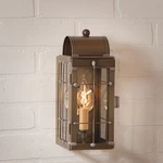 Irvin's Tinware Cape Cod Wall Lantern - Primitive Country Outdoor Lighting New. Fixed Price $249.95.