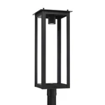 Capital Lighting Hunt 1 Outdoor Post-lantern, Black/clear 934643BK-GL. Fixed Price $398.00.