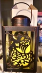 Rustic Angel Flameless Led Candle Lantern Battery Operated On Off & Timer Nib. Fixed Price $10.00.