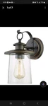 Outdoor Wall Lantern Sconce- Pia Ricco 1- Light Oil Rubbed Bronze. Fixed Price $31.99.
