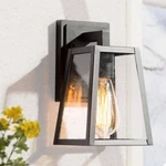Lnc REQVUNHD1411987 Modern Matte Black Lantern Outdoor Sconce Wall Light. Fixed Price $19.99.