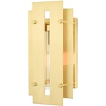 Livex Lighting 21772-12 Utrecht 14 Inch Satin Brass Outdoor Wall Lantern. Fixed Price $760.47.