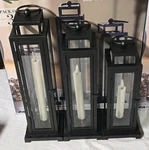 Evergreen Led Lantern Tapered Candle Black Finish Pack Of 3 See Description. Fixed Price $25.00.