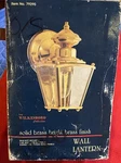The Wilkesboro Collection Solid Bright Brass Finish Wall Lantern 79290. E54. Fixed Price $30.97.