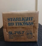 Vintage Starlight By Thomas SL-715-7 Black Wall Mount Bracket Fixture Nos. Fixed Price $34.75.