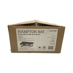 Hampton Bay Porter Hills 2-LIGHT Matte Black Outdoor Flush Mount Ceiling. Fixed Price $41.77.