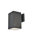 Elegant Lighting LDOD4041 Raine 8" Tall Outdoor Wall Sconce - Black. Fixed Price $70.00.