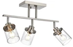 (new) Yaohong 3-LIGHT Track Lighting Kit Brushed Nickel Fixtures. Fixed Price $29.95.