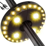 Latme Patio Umbrella Rechargeable Lights 10-25 Hours Runtime,.... Fixed Price $20.03.