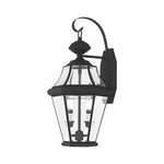 Livex Lighting 2261-04 Outdoor Wall Lantern With Clear Beveled Glass Shades, .... Fixed Price $214.69.