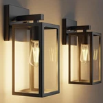 Kalium Porch Lights Outdoor Wall Fixture 2PCS, Matte Black, Sconce.... Fixed Price $48.40.