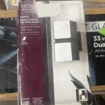 Keating 2-LIGHT Dark Grey Led Outdoor Wall Mount Lantern Sconce With Opal Pc. Fixed Price $35.99.
