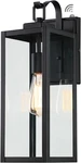 Large Outdoor Wall Lights, Dusk To Dawn Matte Black Waterproof Sconces. Fixed Price $77.99.