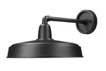 Z-lite 5025B Rlm 10" Tall Outdoor Straight-arm Wall Sconce Black. Fixed Price $198.00.