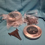 Ideaworks Led Solar Pathway Lights Stainless Steel 4PK. Fixed Price $12.00.