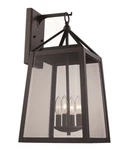 Trans Globe Lighting Led Black 4-LIGHT Outdoor Wall Lantern 50992 Bk. Fixed Price $135.00.