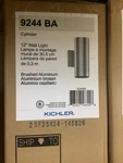 Kichler 9244BA 2-LIGHT Brushed Aluminum Outdoor Wall Cylinder. Fixed Price $55.00.