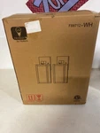Hukoro F88712-WH 2-PK Outdoor Wall Light, Clear Glass & White Finish, 1*E26. Fixed Price $40.85.